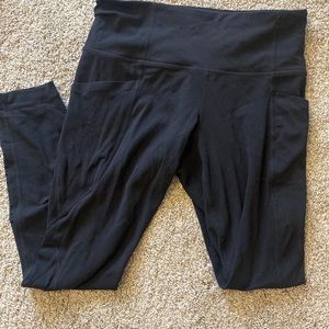 Athleta Salutation Laser Cut Leggings